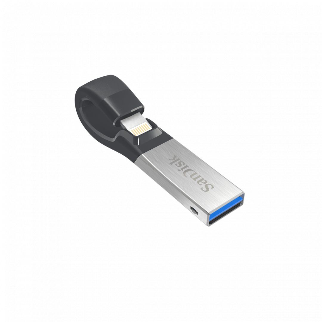 Sandisk 256GB USB3.0/Lightning iXpand Flash Drive Silver