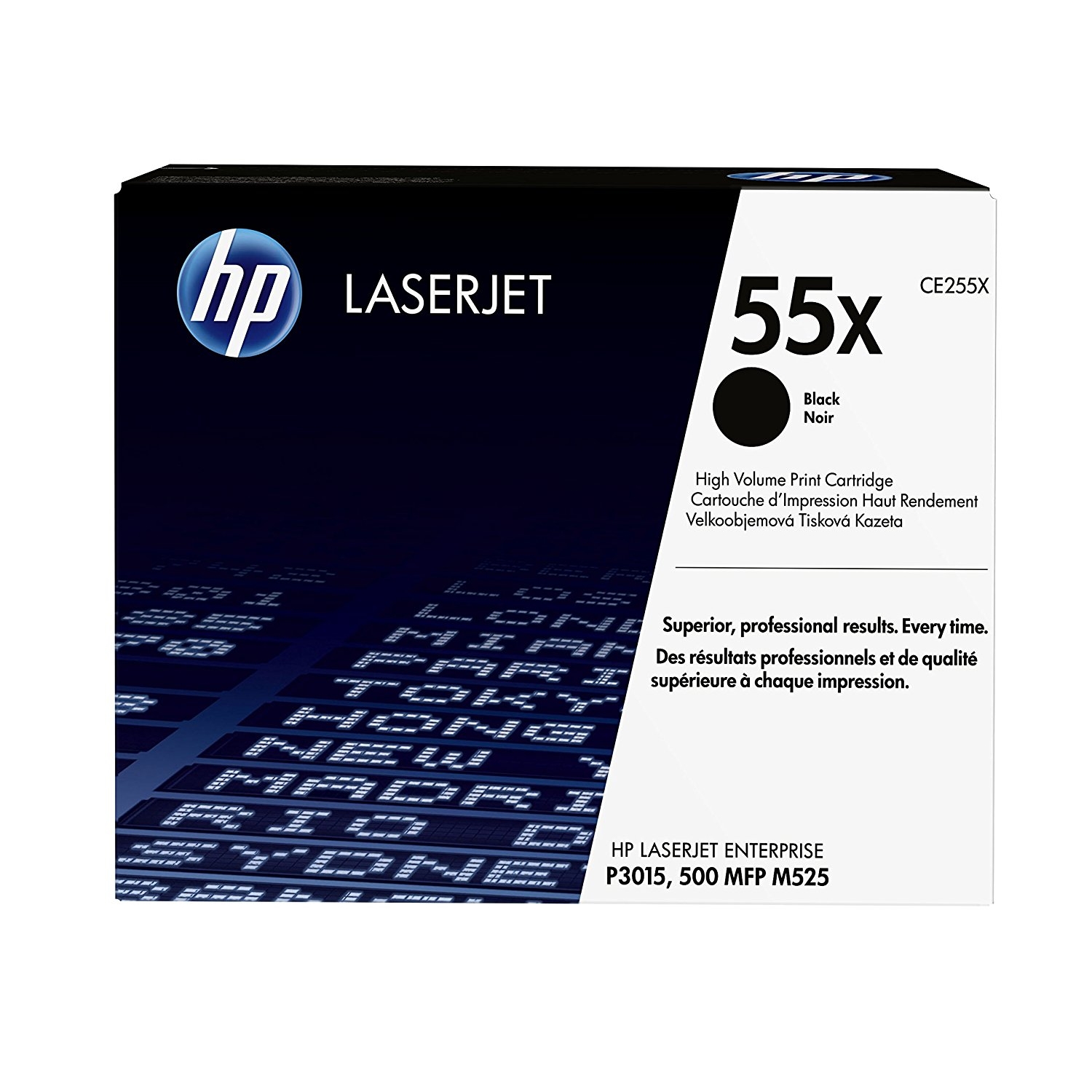 HP CE255X (55X) Black toner