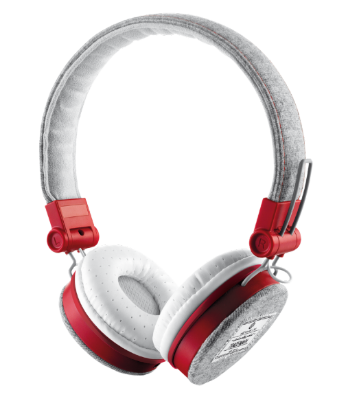 Trust Urban Revolt Fyber Headset Grey/Red