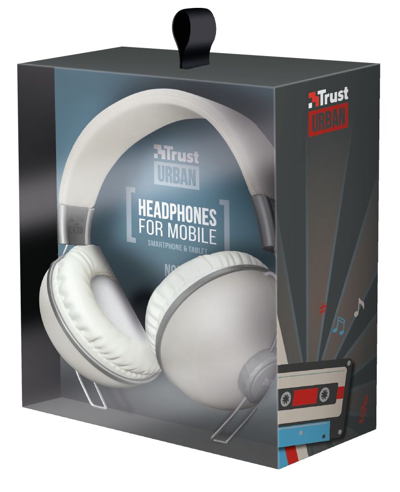 Trust Noma Headset Retro Ivory